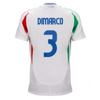 Maglie da calcio Italia Federico Dimarco #3 Seconda Maglia Europei 2024 Manica Corta